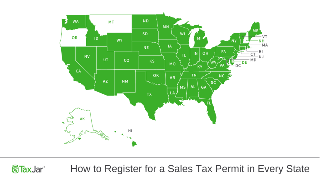 How To Register For A Sales Tax Permit In Every State 7606