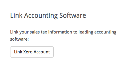 Xero accounting sales tax