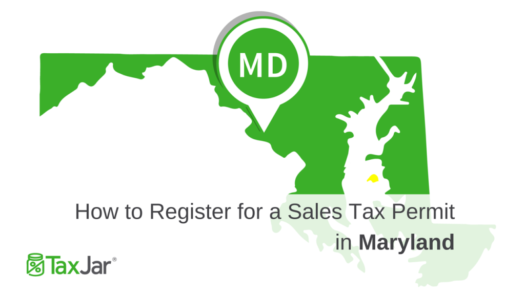 Register Sales Tax License Maryland