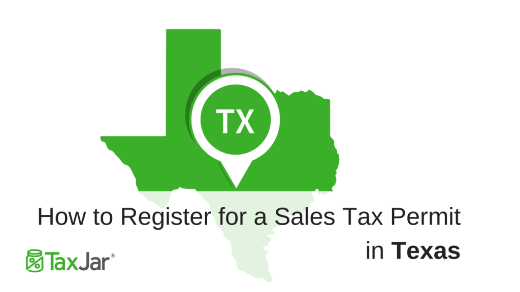 Register sales tax permit TX