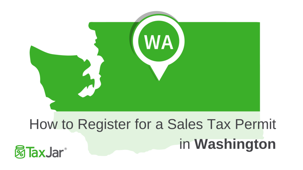 Register Sales Tax License Washington