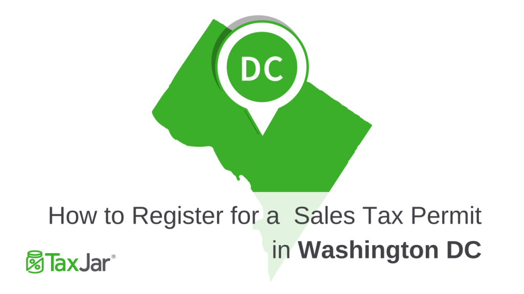 Register Sales Tax License Washington DC