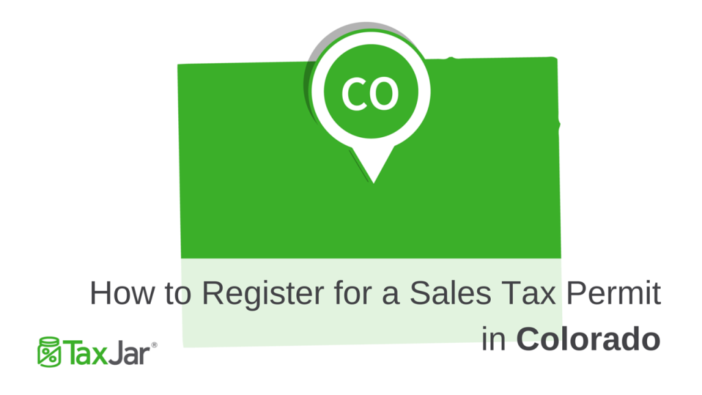Register Sales Tax License Colorado