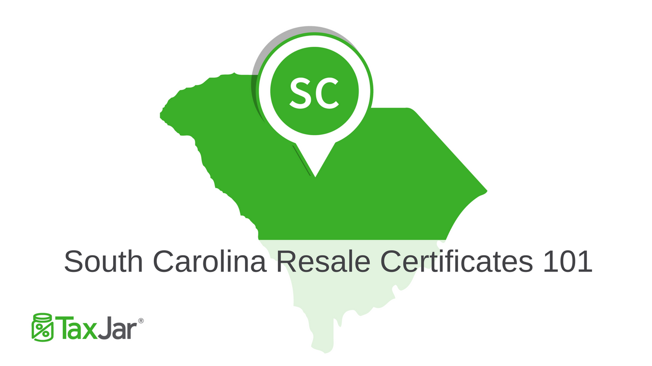South Caroline resale certificate