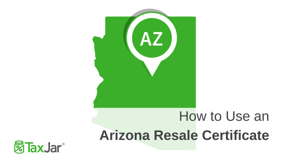 Arizona reseller's permit