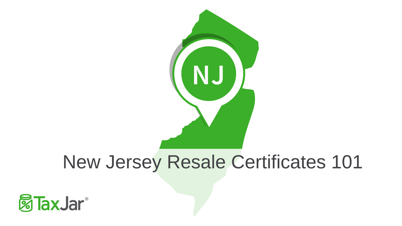 How to Use a New Jersey Resale Certificate