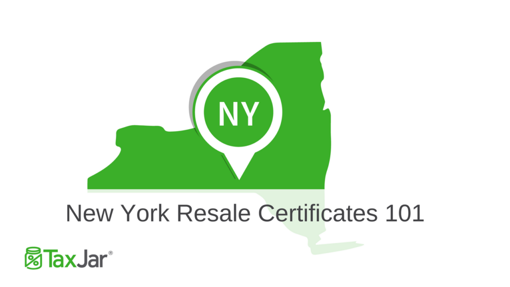 New York State Resale Certificates