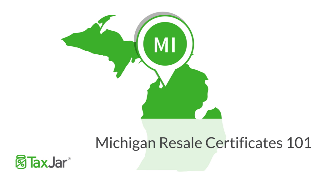 Michigan reseller's permit