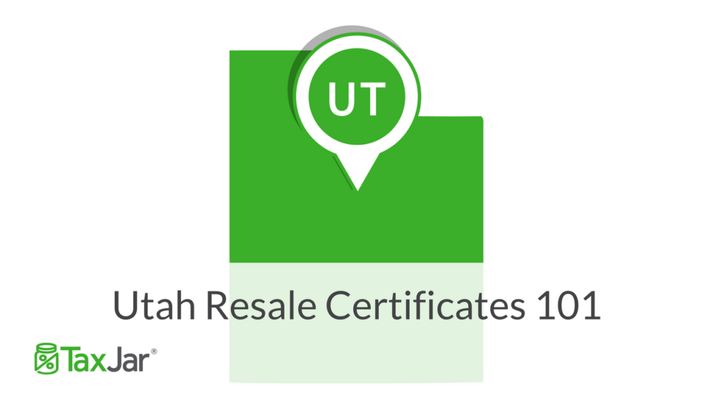 permis de revânzare Utah's permit