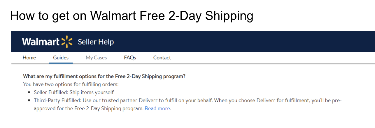 TaxJar: A Guide to Walmart 2-Day Shipping for Sellers Deliverr