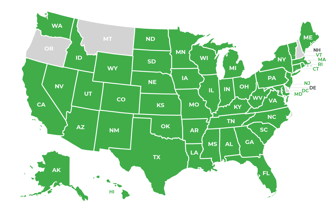 U.S. States Without Sales Tax: 2021 Update